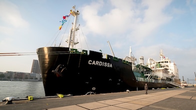 Cardissa at sea