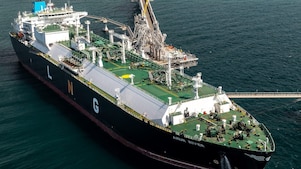 LNG vessel on the water