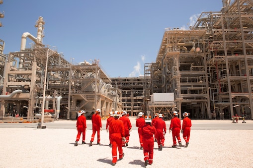 Engineer graduates at Pearl GTL, Shell's gas-to-liquids plant in Qatar
