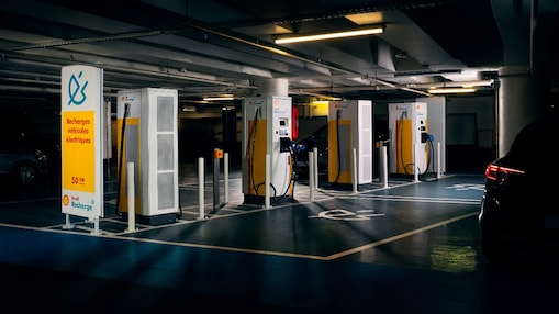 Shell EV Hub in Paris.