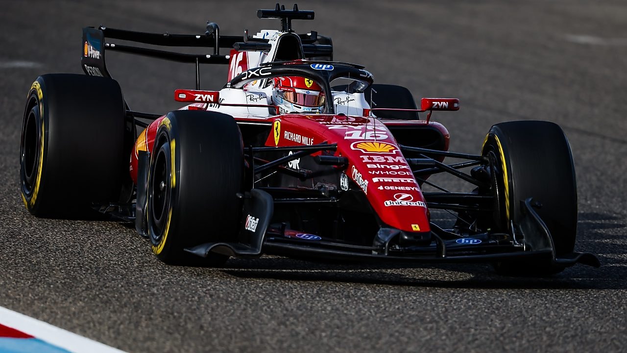 Scuderia Ferrari HP Formula 1 car on racetrack