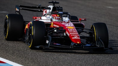 Scuderia Ferrari HP Formula 1 car on racetrack