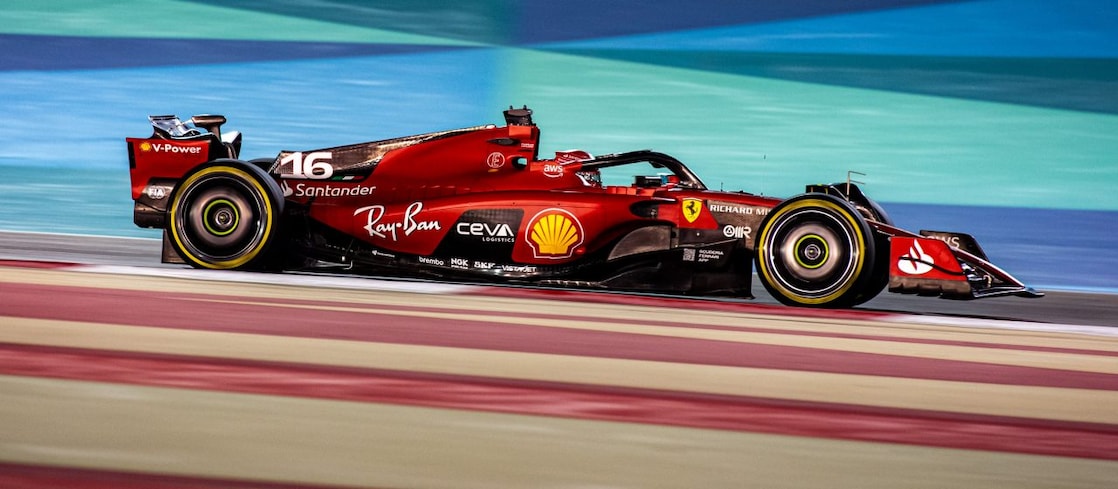 Ferrari side view