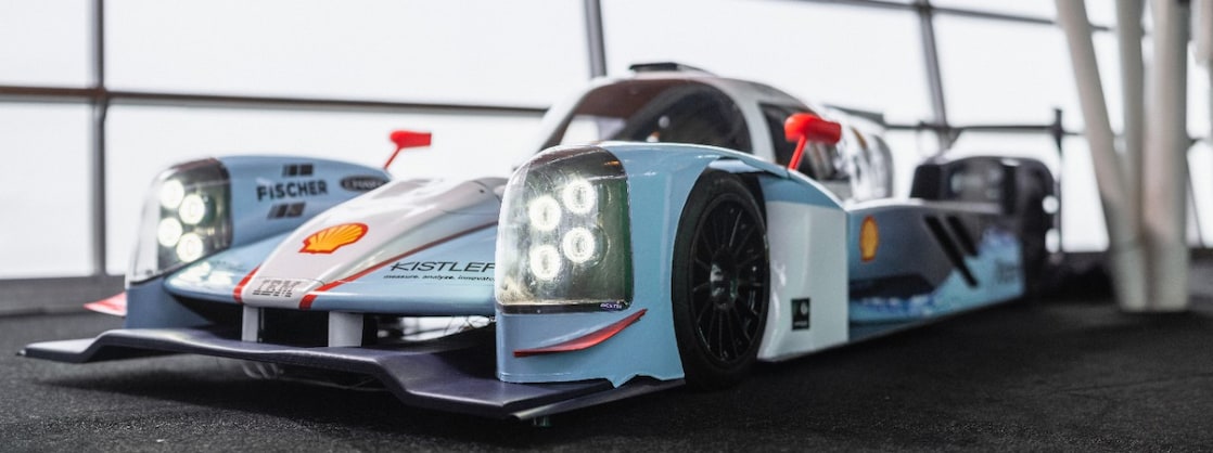 Hydrogen race car Forze VIII on the track of Zandvoort