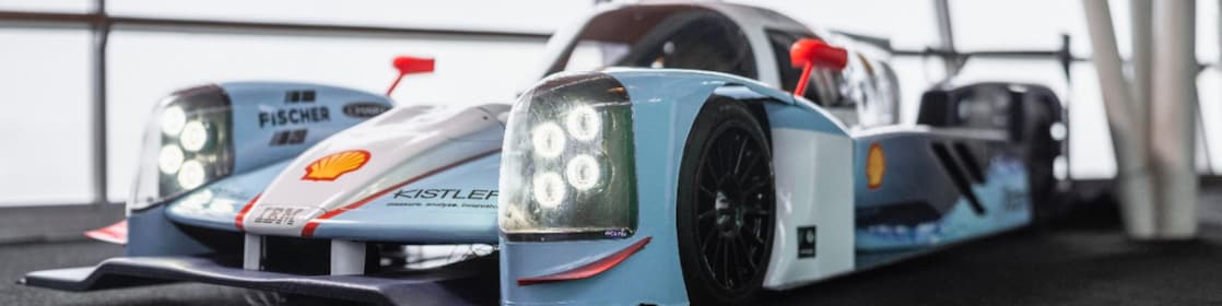 Hydrogen race car Forze VIII on the track of Zandvoort