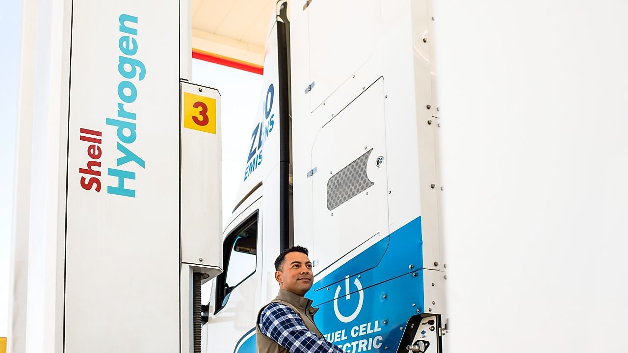 shell hydrogen for trucks