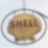 Shell Pecten hanging signage