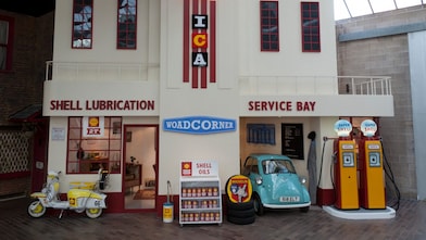 Old style Shell service station