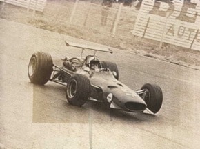 old Ferrari racing car