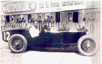 vintage Alfa Romeo racing car